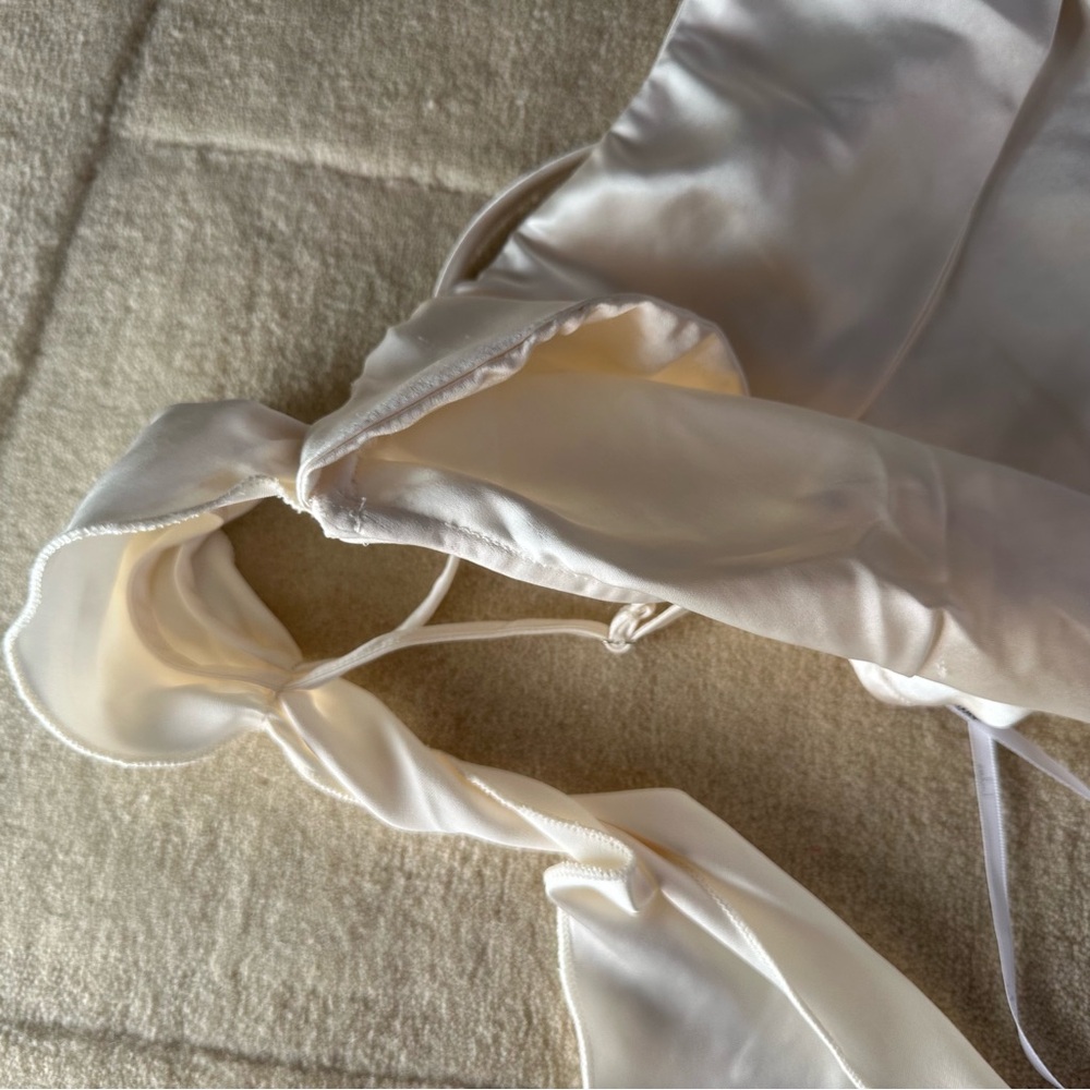 Lulu's One Shoulder White Dress - Picture 4 of 4